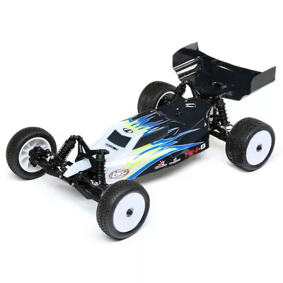 LOS01016T2  Black/White  Mini-B Brushed RTR: 1/16 2WD Buggy • $159.99