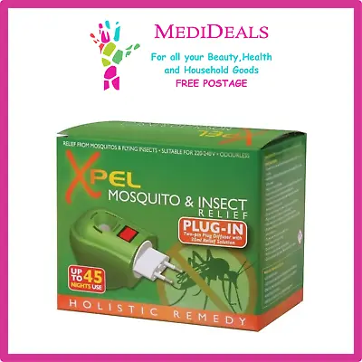 XPEL Plug In Mosquito Insect Repellent With 35ml Solution • £6.29