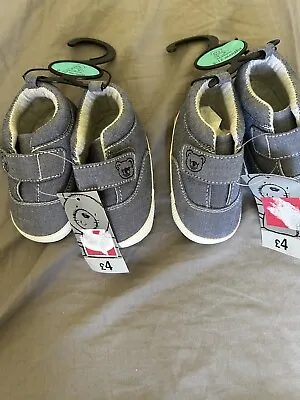 £2 • Buy Twin Boys Summer Shoes Two Pairs Size 9 To 12 Months BNWT