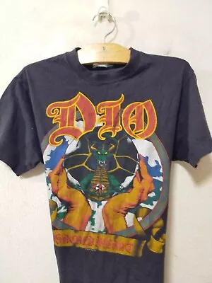 Vintage 80s 1985s DIO Sacced Heart Rock Music Band Tour Concert T Shirt Size M • $79.99