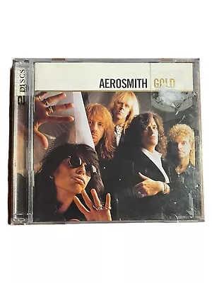 Aerosmith - Gold 2 X CD Discs Best Of Steven Tyler Mint Discs Free Postage • $13.90
