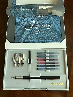 £24.70 • Buy Vintage Parker Fountain Pen The Calligraphy Deluxe Set In Box