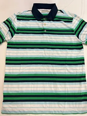 Nike Miami Marlins Shirt Men's Medium Golf Tour Performance Striped Polo • $5.99