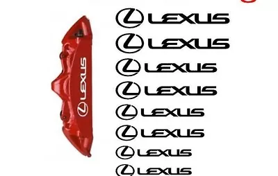 8 Lexus Decal Vinyl Stickers For Brake Caliper - 751 Heat Resistant - 4 Sizes • $10.99