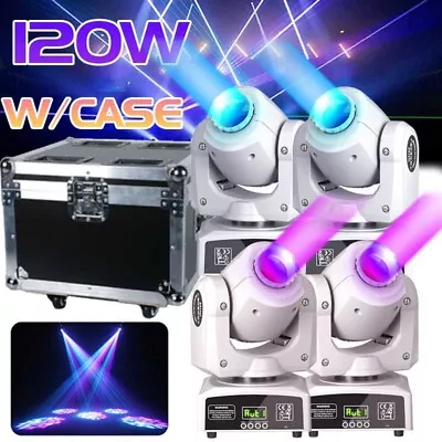 120W LED Moving Head Light RGBW Gobo Beam Stage DMX Spot Lighting DJ Disco+Case • $96.83