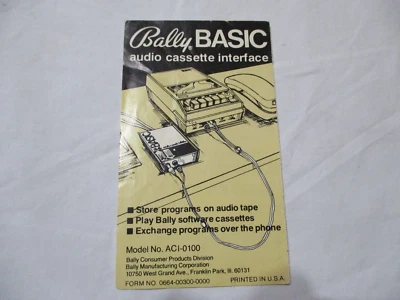 $9.99 • Buy Bally Basic 300 Baud Interface Manual - FREE SHIPPING!