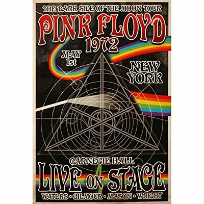 Pink Floyd 1972 Carnegie Hall Poster 24 X 36in • $13.49