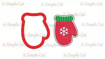 Mitten Glove Cookie Cutter • $6.75