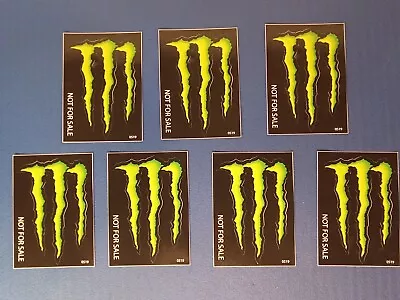 Monster Energy Drink Logo Claw 3.75” X 5.75” Sticker Decal Lot Of 7 • $10