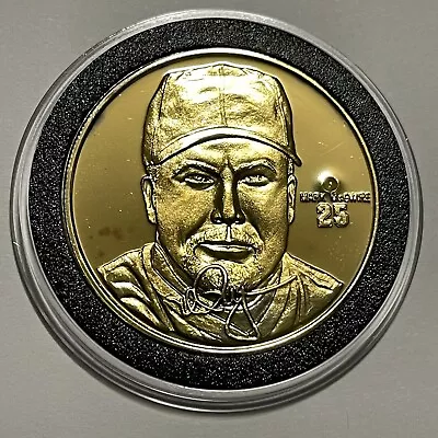 Mark McGwire Homerun Hero MLB Gold Gilded Coin 1 Troy Oz .999 Fine Silver Round • $55