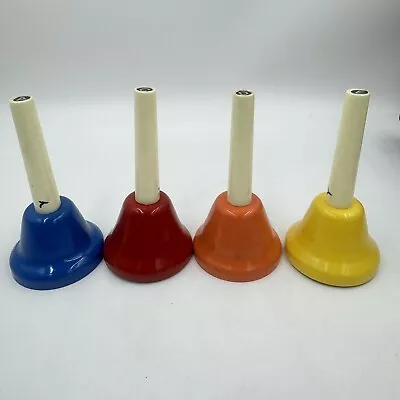 4 Note Hand Bells For Kids Musical Handbells Set Colorful Hand Bells • $15.95