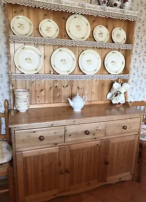 Pine Farmhouse Style Kitchen Dresser • £150