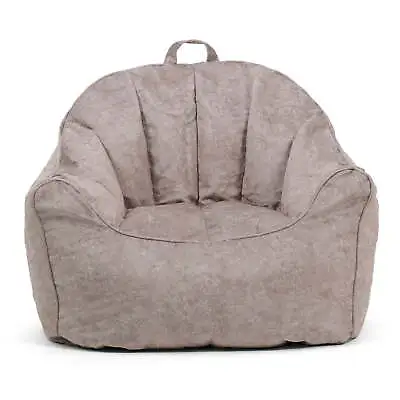 $90 • Buy Big Joe Hug Bean Bag Chair, Faux Hyde 3ft, Lunar Gray