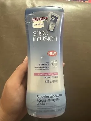 Vaseline Sheer Infusion Body Lotion With Stratys 3 Mineral Renewal 6.8 Fl Oz • $20