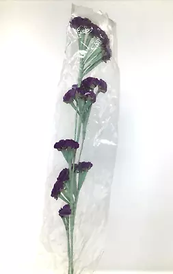 Purple Floral Arrangement Pick Stem 29” Artificial Filler Vintage NOS READ • $7.50