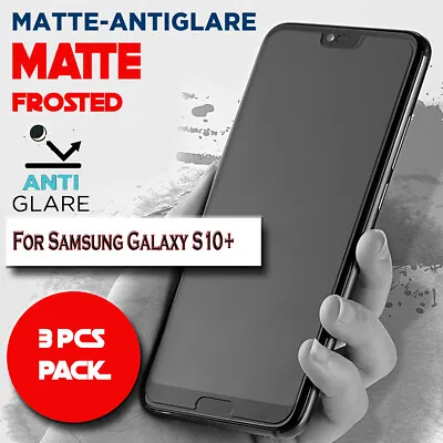 3XMatte Frost Antiglare Full Cover Screen Protector For Samsung Galaxy S10+ Plus • $7.99