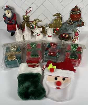 $11.99 • Buy Large Lot Of Vintage Christmas Ornaments - Silvestri, Hallmark And More