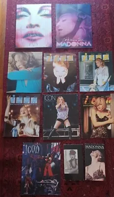 Madonna Tour Books + Icon Magazine + Vhs Lot - Mdna Confessions Evita Ray Light • $99