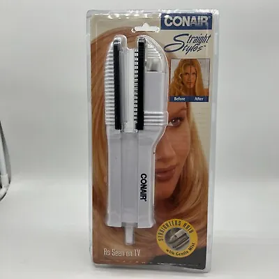 Vintage 1999 CONAIR Straight Styles Corded Hair Steam Straightener SS6NCS NEW • $33.99