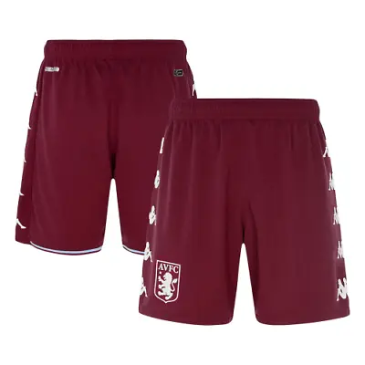 £5.59 • Buy Aston Villa Infant Shorts (Size 6m) Football Kappa Away Claret Shorts - New