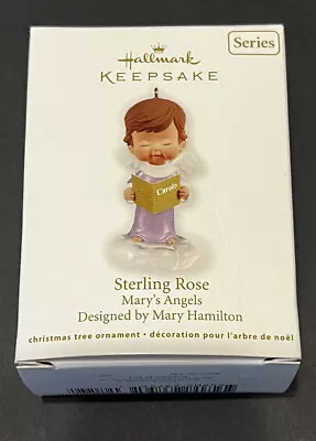 HALLMARK Keepsake Ornament 2012 Mary’s Angels STERLING ROSE #25 Signed Mary NIB • $12.55