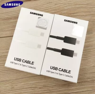 Samsung Galaxy Type C To C Note 20 S20 S21 Ultra Super Fast USB C Charger Cable • £5.21