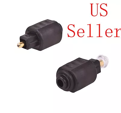 Optical 3.5mm Mini Jack Plug To Digital Toslink M Audio Adapter • $7.99