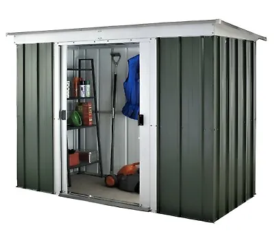 737 Returned Yardmaster Pent Metal Garden Shed - Max External Size 7'10 X 3'11  • £139.99