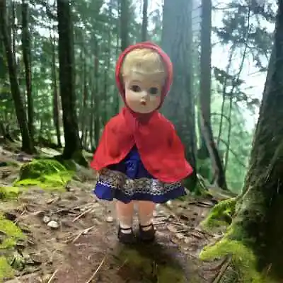 Vintage Little Red Riding Hood Blonde Doll CUTE! • $11.25