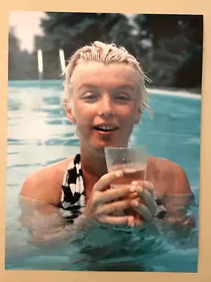 Marilyn Monroe Without Makeup In Pool By Milton Greene Photo 8x6 Natural Beauty • $10.89