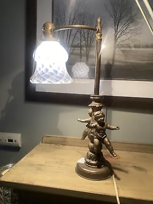 $50 • Buy Antique Cherub Table Lamp