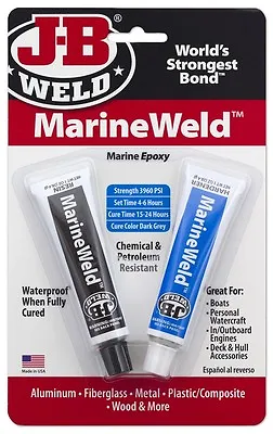 JB Weld Marine Weld Epoxy Glue Adhesive Glue Waterproof Cold Weld J-B Weld 8272 • $26.50