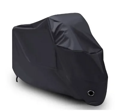 4XL Universal Motorcycle Waterproof Cover Rain Snow UV Protector Outside Storage • $28.90