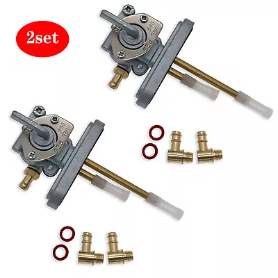 $43.49 • Buy 2PC Fuel Valve Petcock For Yamaha XS750 XS850 XS1100 Non Vacuum 447-24500-02-00