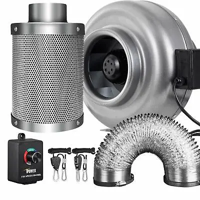 IPower 4/6/8 Inch Inline Fan Carbon Filter Ducting Combo W/ Speed Controller • $138.99