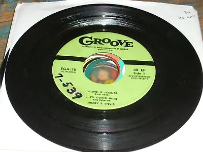 MICKEY & SYLVIA Love Is Strange ( Soul ) 7  / 45 EP • $30