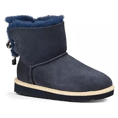 UGG Australia Youth Selene Boots In Navy 1006636Y-NAVY Brand New • $79