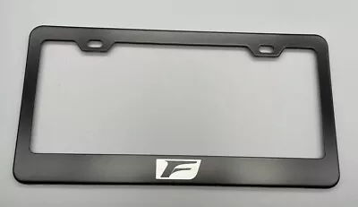 $11.95 • Buy Lexus F Sport Logo Black License Plate Frame Stainless Steel With Laser Engraved