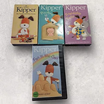 Kipper VHS Tapes Lot Of 4 Fun In The Sun Playtime Friendship Tales The Visitor • $25.88