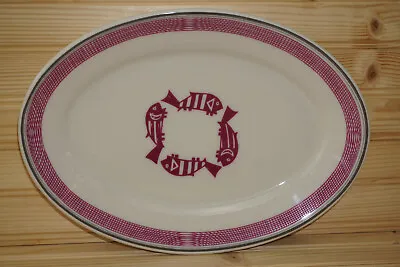 Pipestone Ancient Mimbreno Indian Santa Fe Dining Car Fish Platter 12¼  #1 (S31 • $58.88