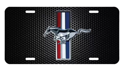 Ford Mustang - Gloss Aluminum Front Car Truck Tag License Plate • $12.85