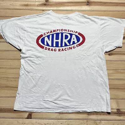 Vintage 90s NHRA Drag Racing Championship Single Stitch Shirt Sz XL • $34.99