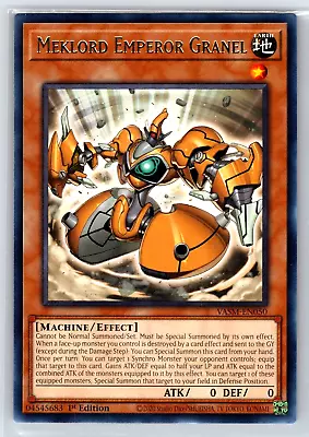 Yugioh - Meklord Emperor Granel VASM-EN050 Rare Valiant Smashers - NM • $1.75