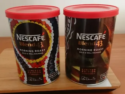 X 2 Nescafe Blend 43 Limited Edition Design Tins • $9.99