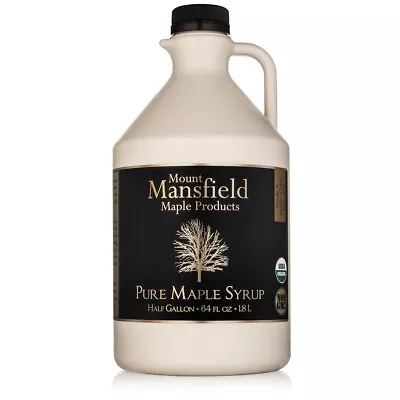 Mansfield Maple Organic Pure Vermont Maple Syrup- Plastic Jug • $54.99