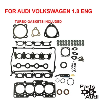 $39.93 • Buy 1.8T Turbo VW AUDI Cylinder Head Gasket Set Turbocharger Gasket 20V ENGINES 1.8