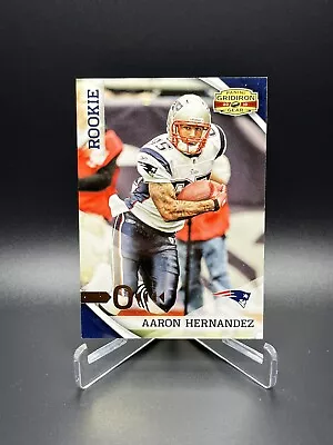 2010 Panini Gridiron Gear #151 Rookie Gold Os /100 Aaron Hernandez Rookie RC • $9.99