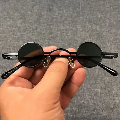 $10.44 • Buy Vintage Rock Punk Man Sunglasses Classic Small Round Sunglasses Women Eyewear