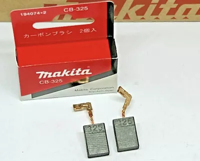 2Pcs Genuine Makita CB325 Carbon Brushes For 9553 9554NB 9555NB 9556NB 9557 9558 • £4.96