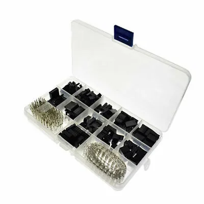 $16.75 • Buy 620Pcs 2.54mm Pitch Pin Plug Housing Connector Dupont Male Female Crimp Pins Set